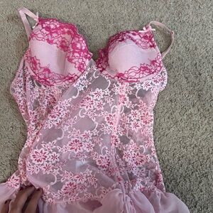 Vintage pink corset
